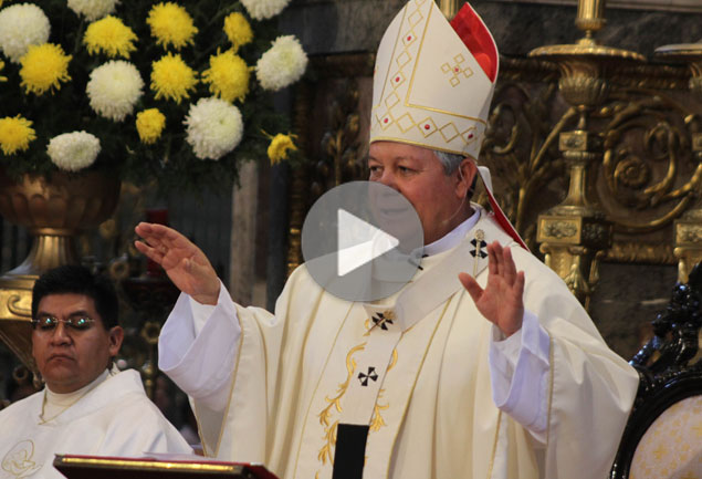 Arzobispo de Puebla; entrevista