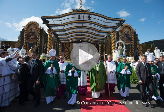 Visita pastoral del Papa Francisco a Paraguay. Parte 2