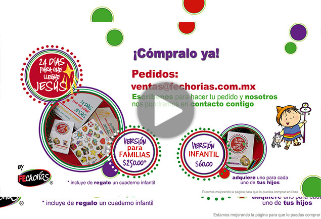 Calendario de adviento para niños