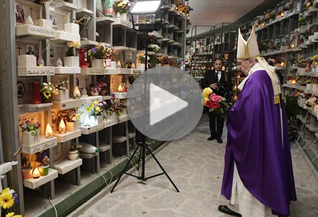 Papa Francisco; misa fieles difuntos