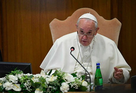 Papa Francisco en la apertura de los trabajos sinodales